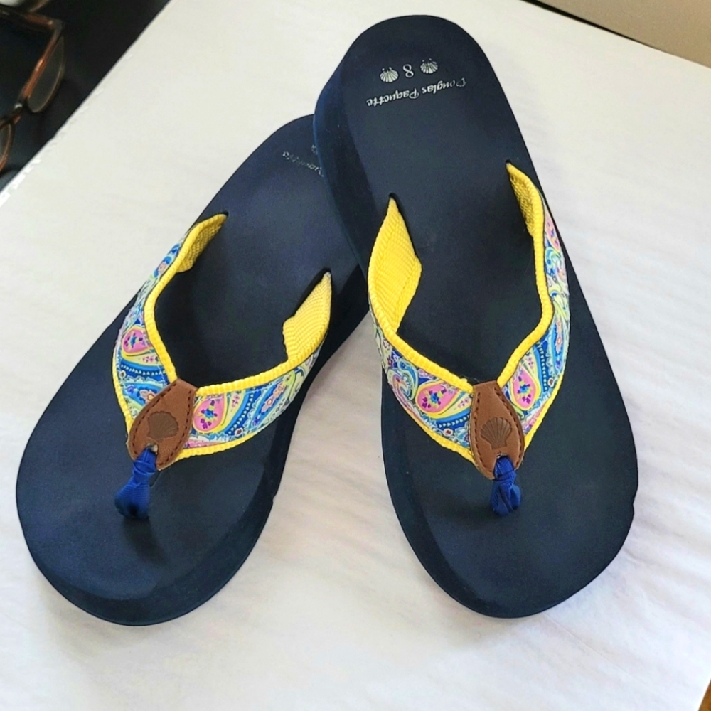 Wedge Sandals by Douglas Paquette- Size 8